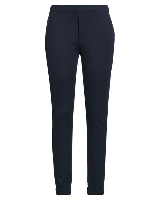 1 One Blue Midnight Pants Viscose, Polyamide, Elastane