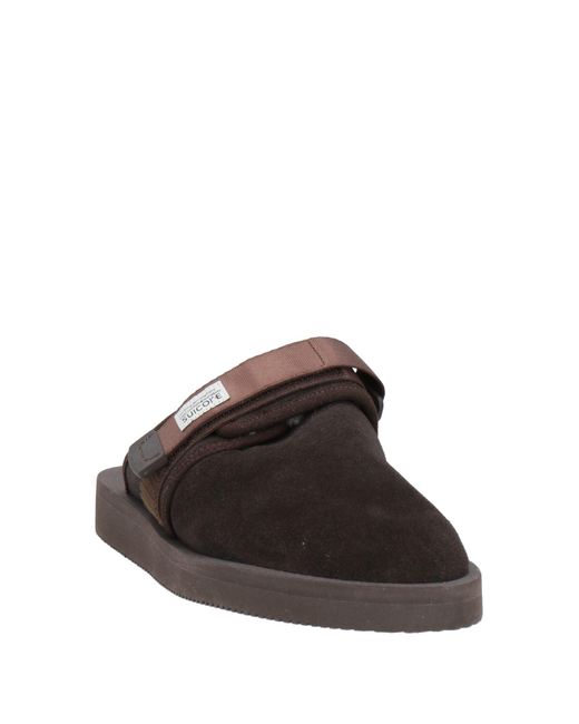 Suicoke Brown Mules & Clogs for men