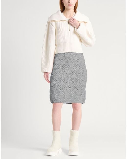 Bruno Manetti Gray Mini Skirts