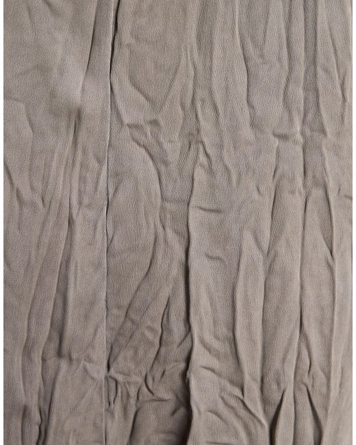 Masnada Gray Pants Polyester, Elastane