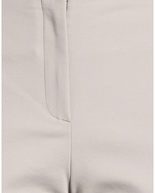 Les Copains Gray Pants Cotton, Polyamide, Elastane