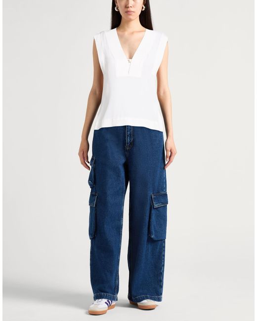 Top Genny de color White