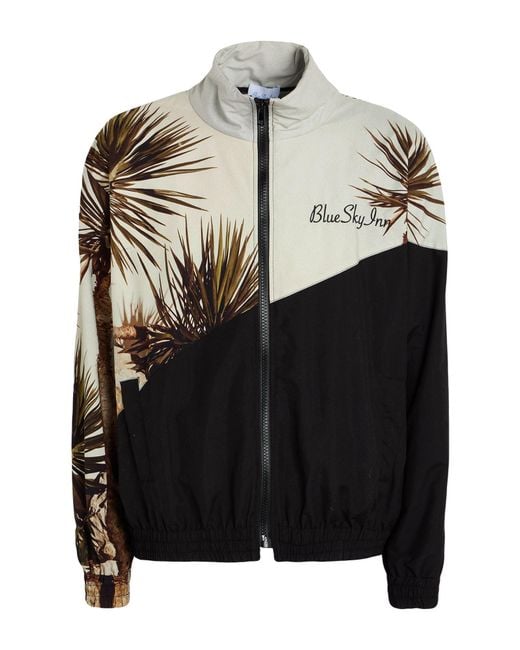 BLUE SKY INN Black Jacket Polyester for men