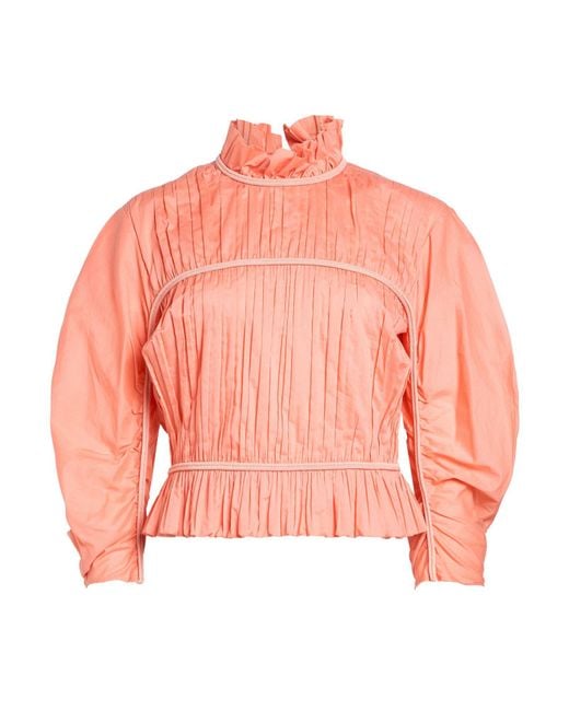 Alberta Ferretti Pink Shirt Cotton