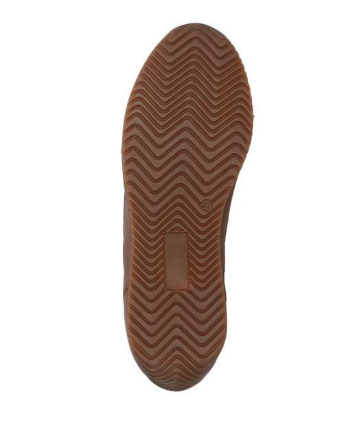 Testoni Brown Sneakers Leather for men