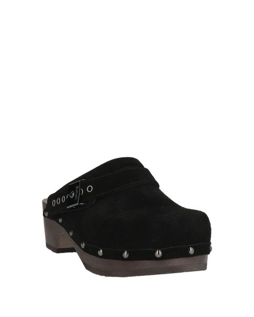 Scholl Black Mules & Clogs