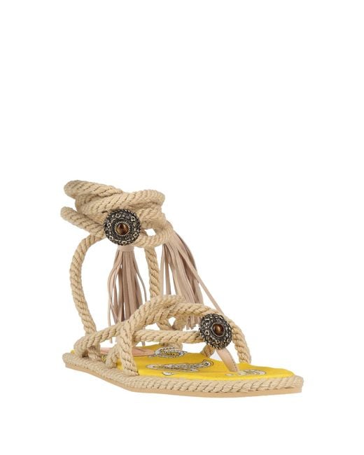 Etro Metallic Sandale