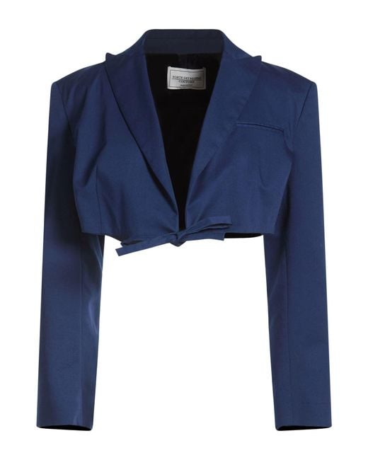Forte Blue Jacket Cotton, Elastane