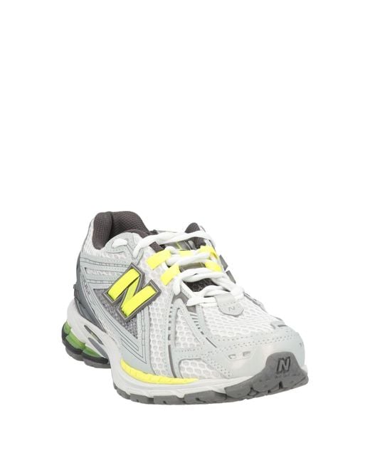 New Balance White 1906 Sneakers Synthetic Material, Textile Fibers