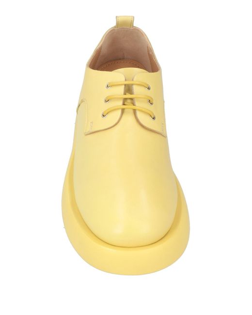 Marsèll Yellow Lace-up Shoes