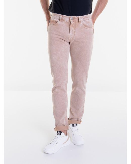 Pantaloni Jeans di Just Cavalli in Pink da Uomo