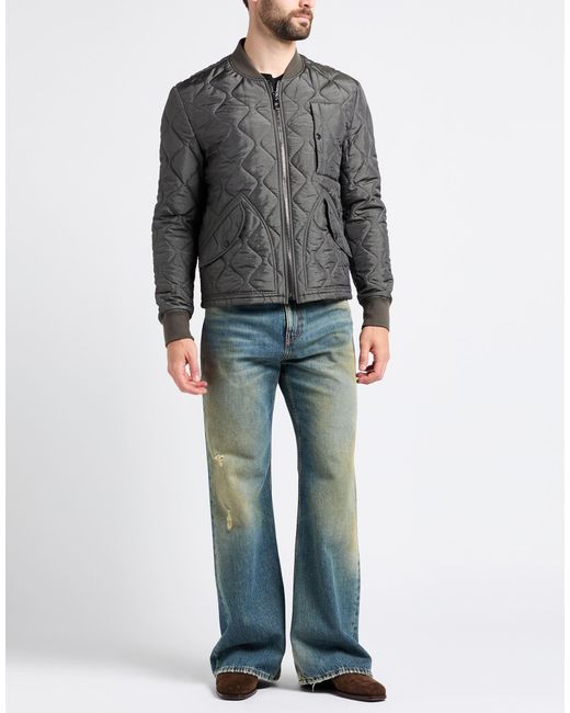 Dolce & Gabbana Gray Puffer Polyamide, Polyester, Cotton, Elastane for men