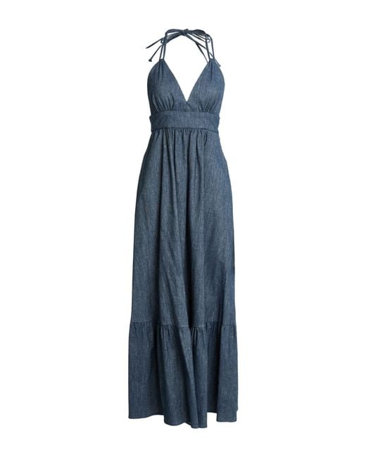 Eleventy Blue Maxi Dresses