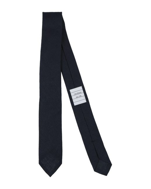 Thom Browne Blue Ties & Bow Ties Linen for men