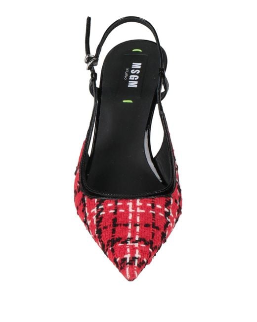 MSGM Red Pumps