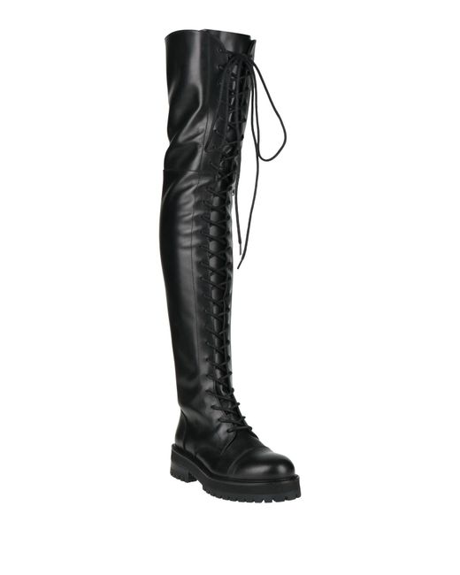Dondup Black Boot Leather