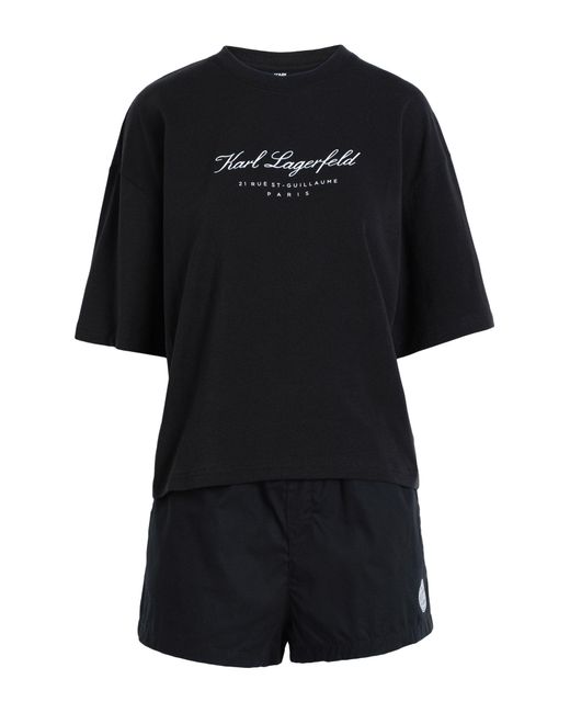 Karl Lagerfeld Black Sleepwear