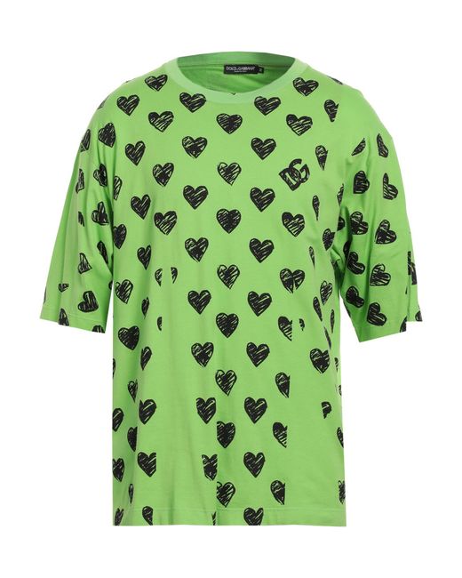 Dolce & Gabbana Green T-shirt for men