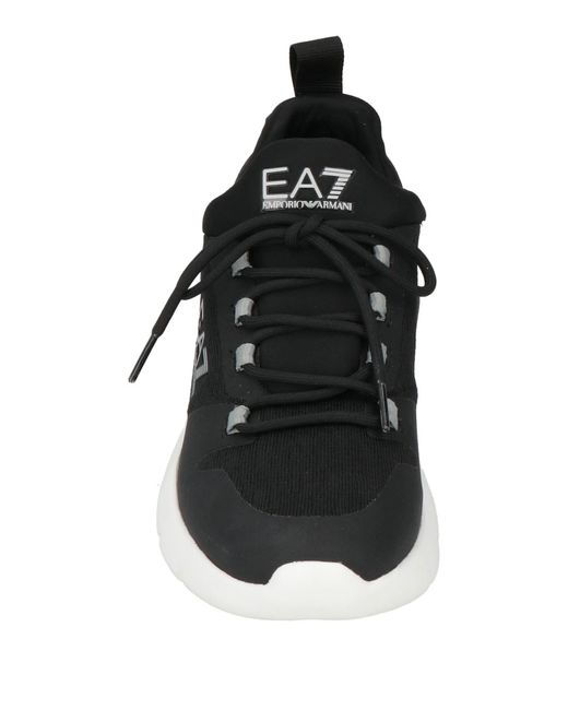 EA7 Black Trainers for men