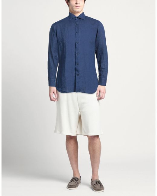 CALIBAN 820 Blue Shirts for men