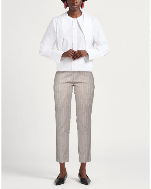 Michael Coal Gray Light Pants Virgin Wool, Polyamide, Acrylic, Cashmere, Elastane