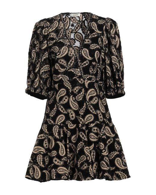 Sandro Black Mini Dress