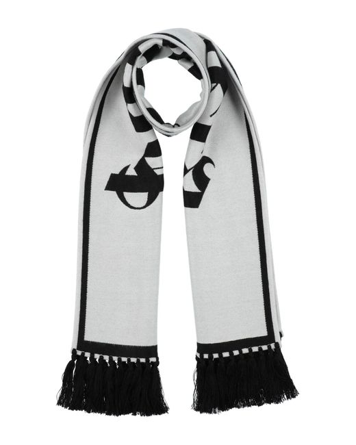 Palm Angels White Scarf for men