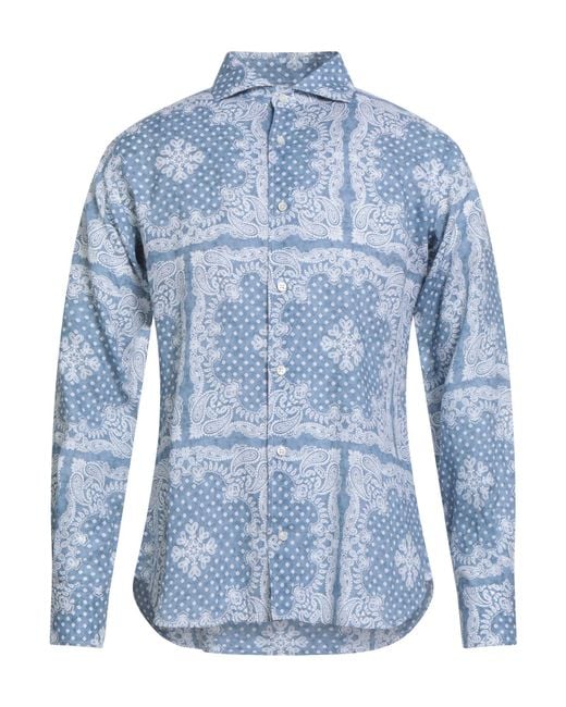 Fedeli Blue Shirts for men