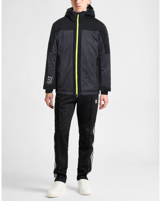 EA7 Black Puffers for men
