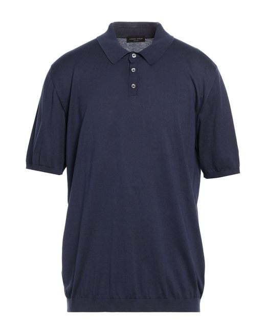 Roberto Collina Blue Sweaters for men