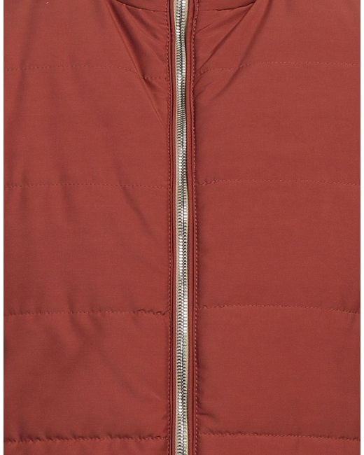 Eleventy Red Rust Vest Wool, Polyamide for men