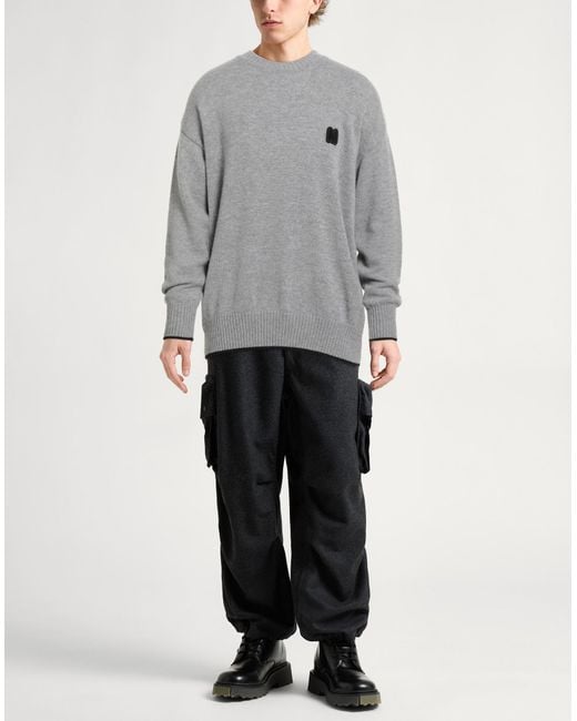 MSGM Gray Sweater Wool, Cashmere for men