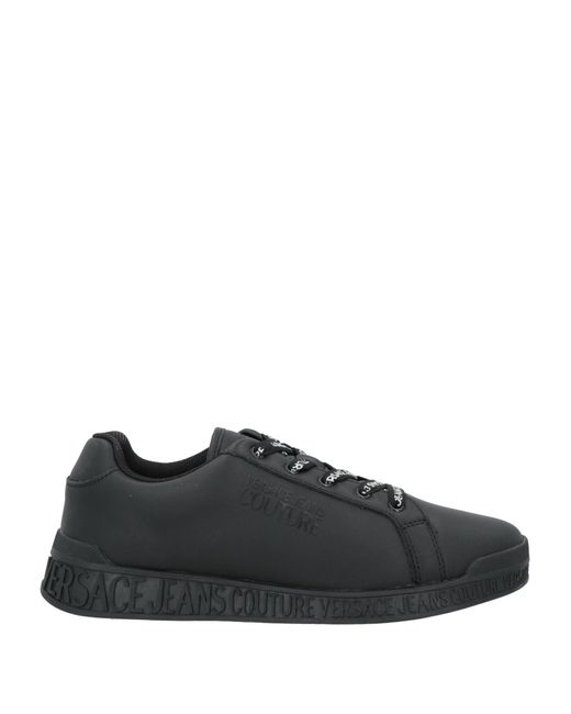 Versace Black Sneakers Leather