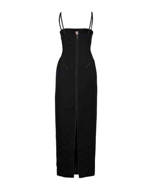 Robe longue Thom Browne en coloris Black