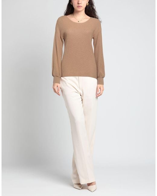 Pullover Giulia N Couture de color Natural