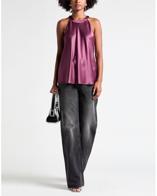 Pinko Purple Top Acetate, Polyester