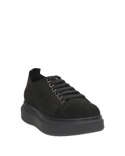 Cinzia Soft Black Sneakers Leather