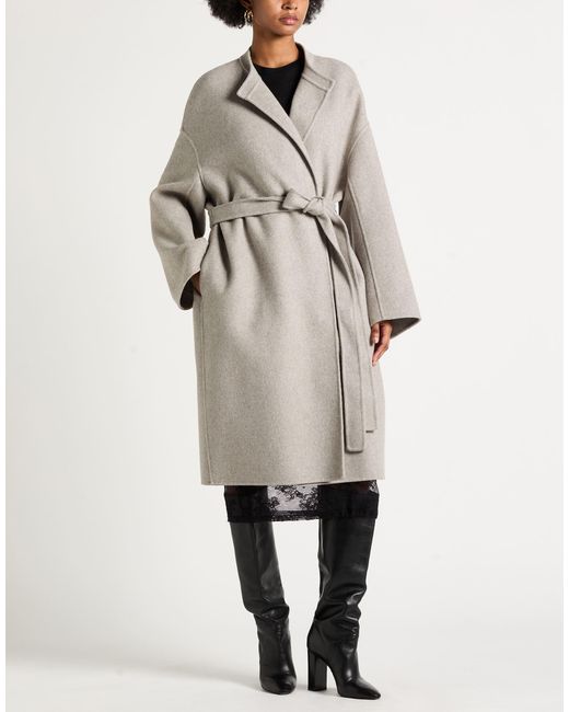 The Row Natural Light Coat Cashmere