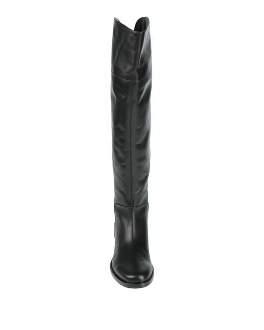 Sergio Rossi Black Boot Leather