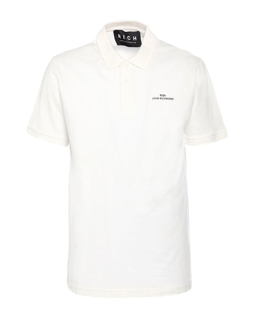 John Richmond White Polo Shirts for men