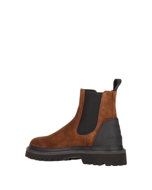 Woolrich Brown Ankle Boots for men