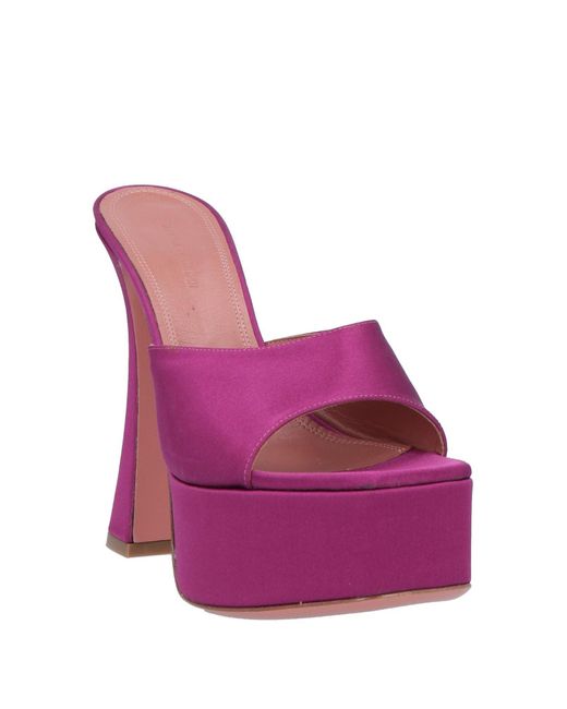 AMINA MUADDI Purple Sandale