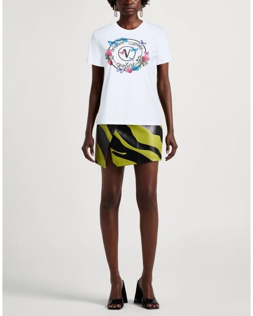 Versace Jeans Couture White T-Shirt Cotton