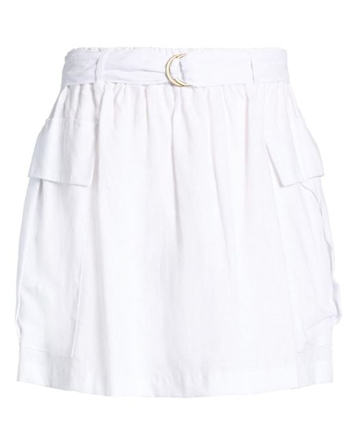 ViCOLO White Mini Skirts