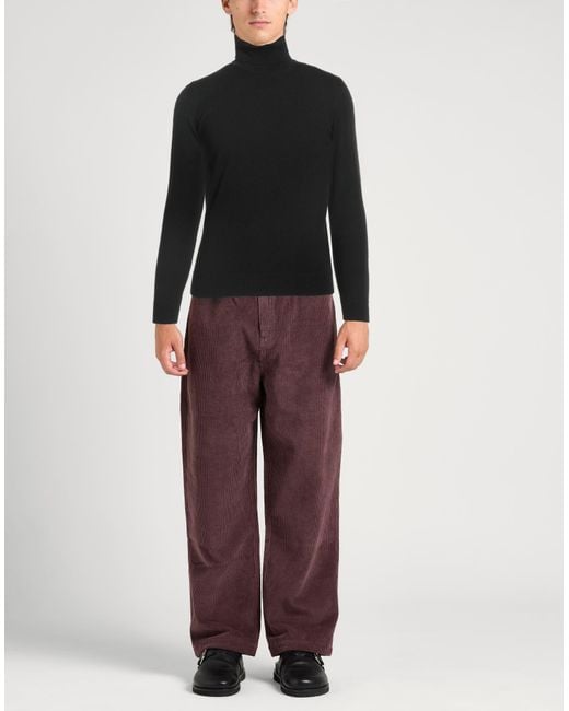 Alpha Studio Black Turtleneck for men