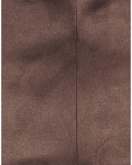 Caractere Brown Dark Pants Polyester, Polyurethane