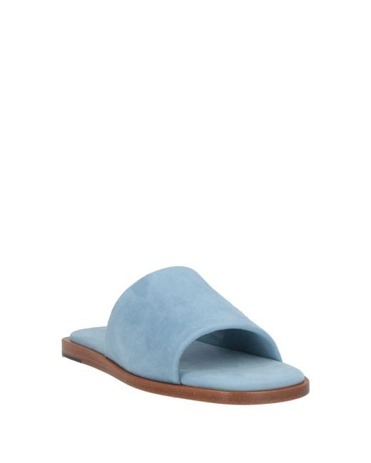 Bally Blue Sky Sandals Goat Skin