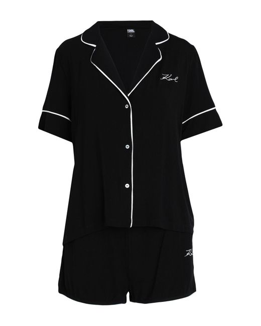 Pyjama Karl Lagerfeld en coloris Black