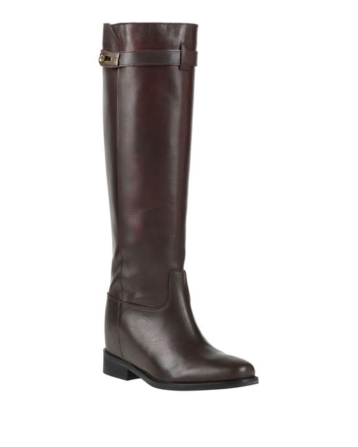 Joy Wendel Brown Dark Boot Leather