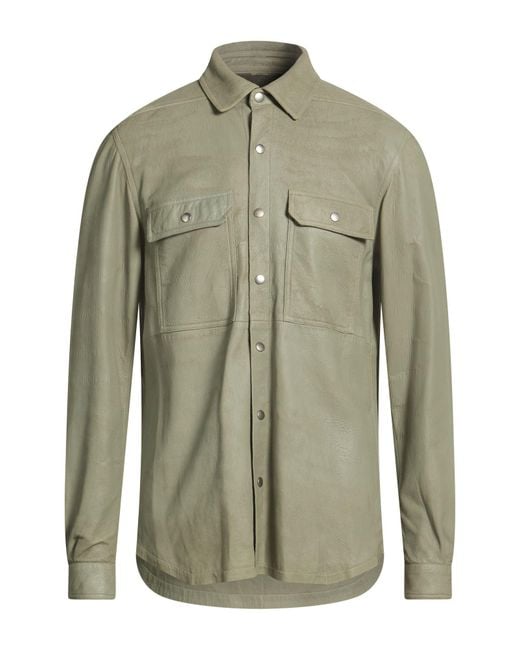 Rick Owens Green Shirt for men